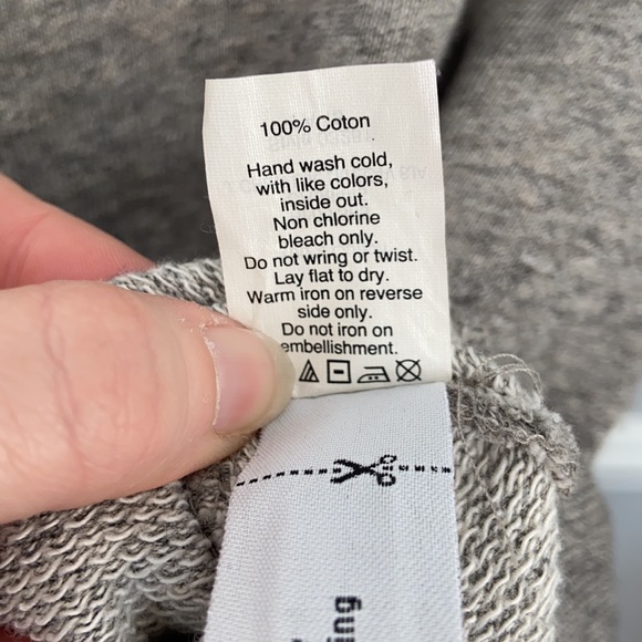 J. Crew Jeweled Collar Short Sleeve Sweatshirt - Picture 7 of 7